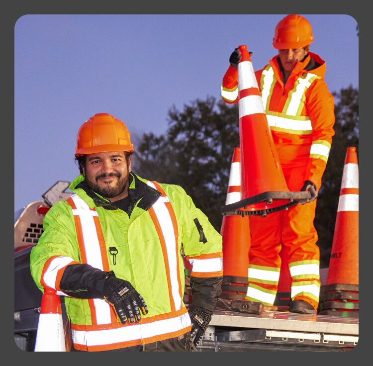 Bien équipé pour la job.