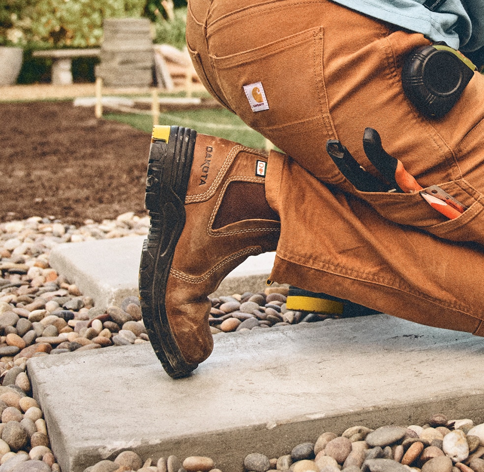 Work boots and shoes